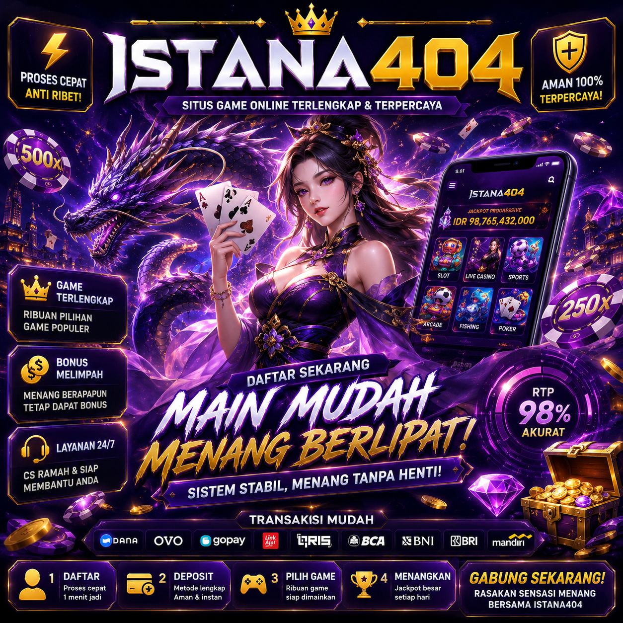 ISTANA404 - Tutorial Bermain Game Online dengan Koneksi Stabil