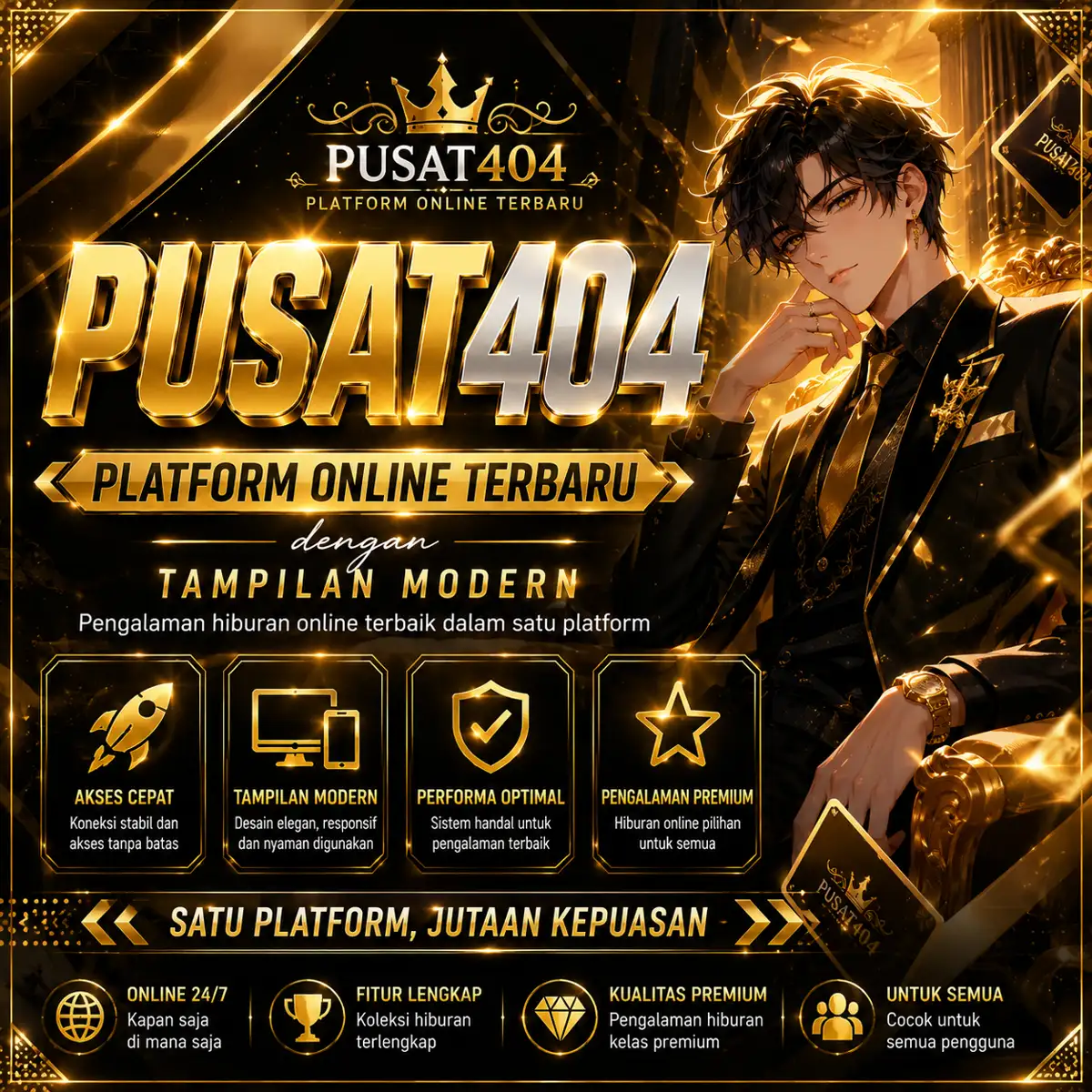 PUSAT404 - Platform Online Terbaru dengan Tampilan Modern