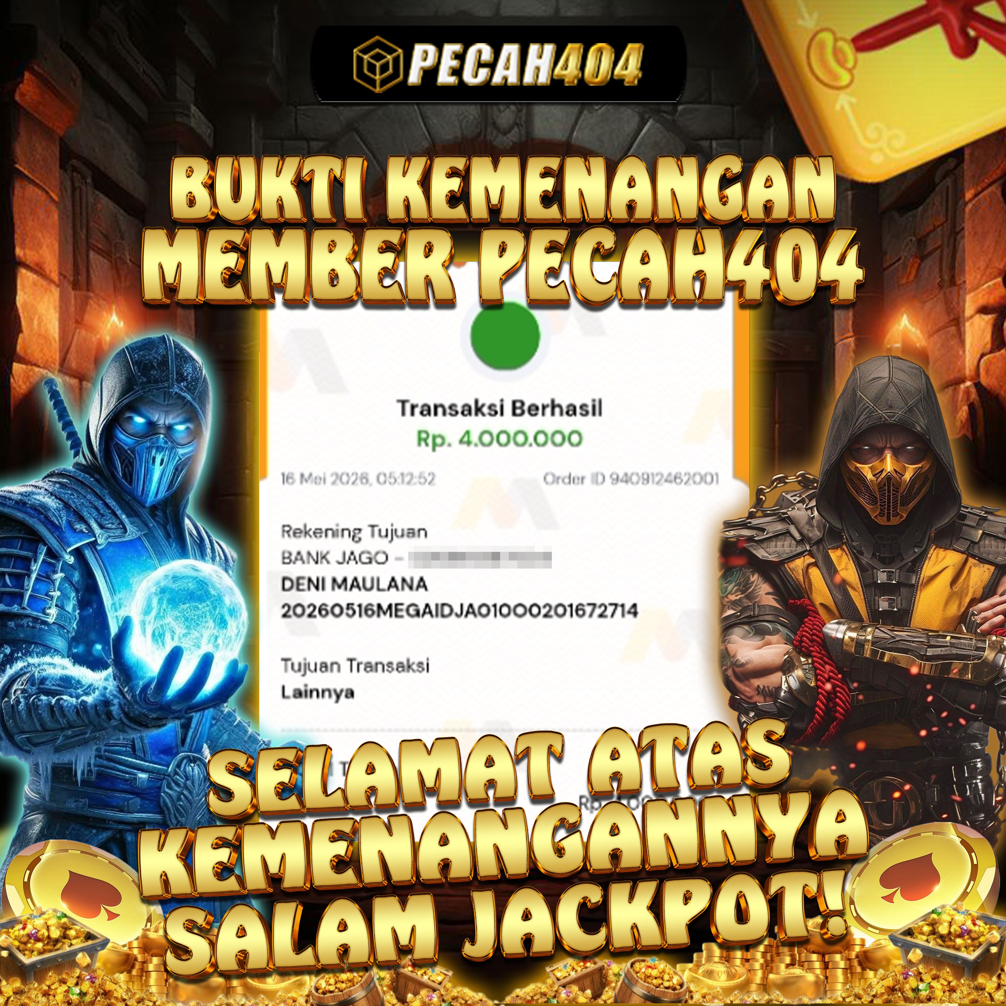 PECAH404 Gates of Olympus