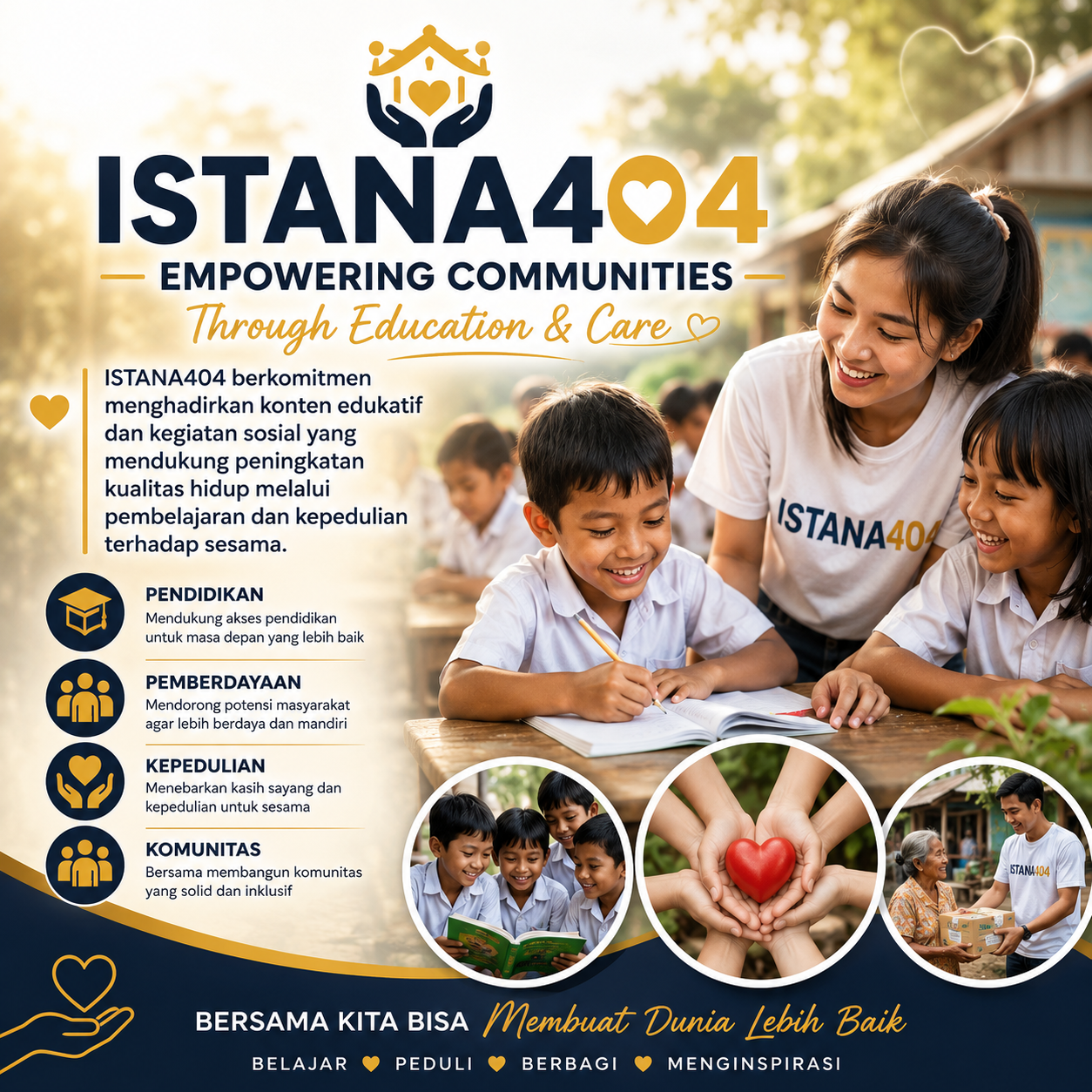 ISTANA404 – Empowering Communities Through Education & Care