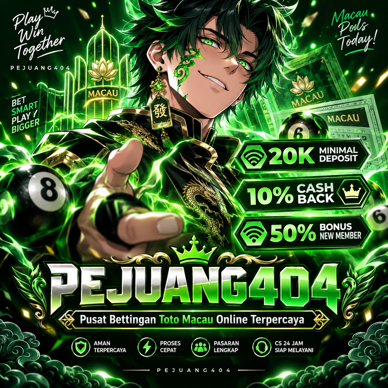PEJUANG404 | Pusat Bettingan Toto Macau Online Terpercaya  by Hey siriusly