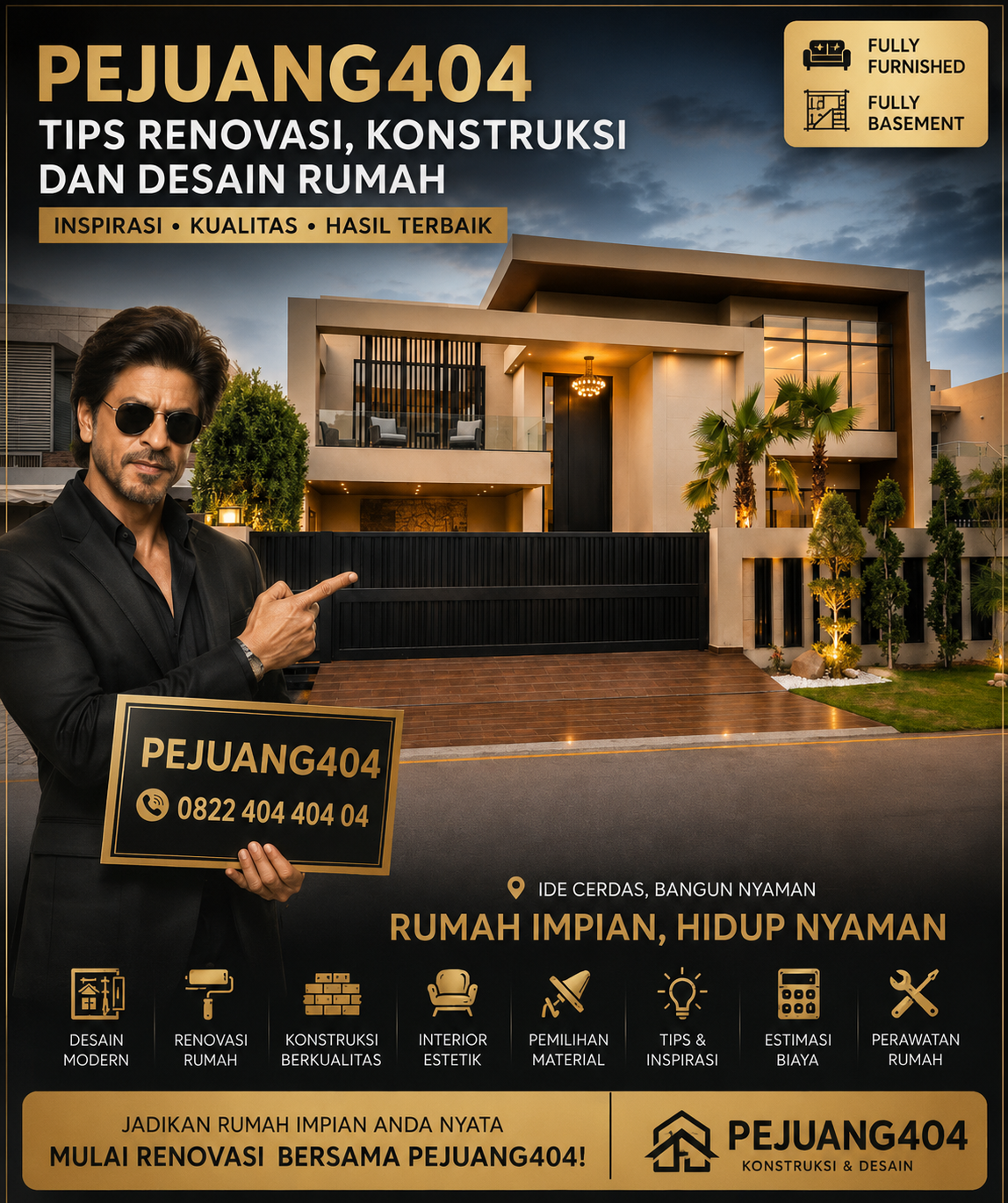 PEJUANG404: Inspirasi Renovasi dan Konstruksi Rumah yang Lebih Terencana by Hey siriusly