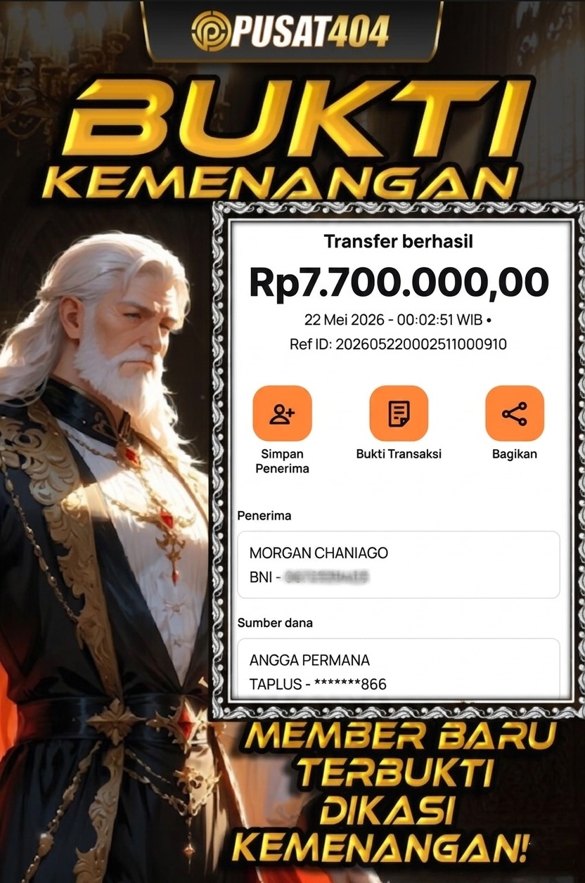 PUSAT404 𝐏𝐔𝐒𝐀𝐓𝟒𝟎𝟒 SUDAH TERBUKTI DIKASIH KEMENANGAN UNTUK MEMBER MEMBER SETIA